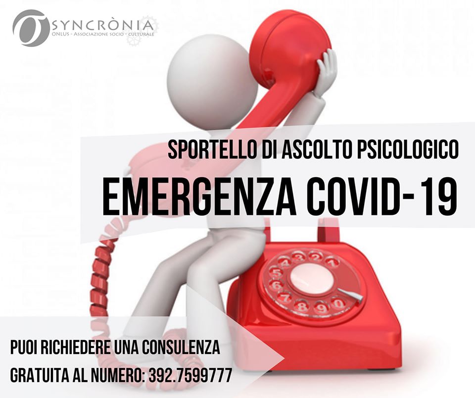 Scopri di più sull'articolo Supporto Psicologico Covid-19: lo sportello di ascolto psicologico è ancora attivo