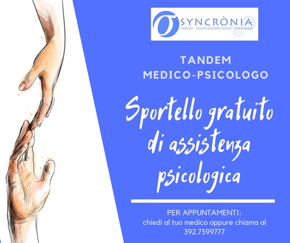 Scopri di più sull'articolo Sportello gratuito di assistenza psicologica